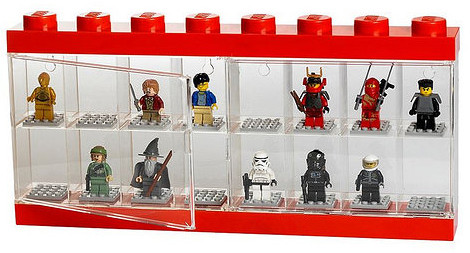 40660001C LEGO Minifiguuride Vitriinkarp 16 - punane